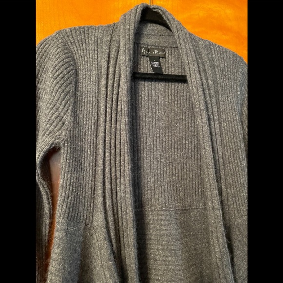 Mercer & Madison Ribbed Waterfall Cardigan🖤 - Picture 2 of 7